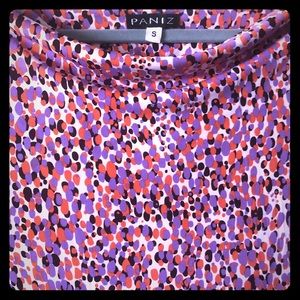 PANIZ boat neck midi dress